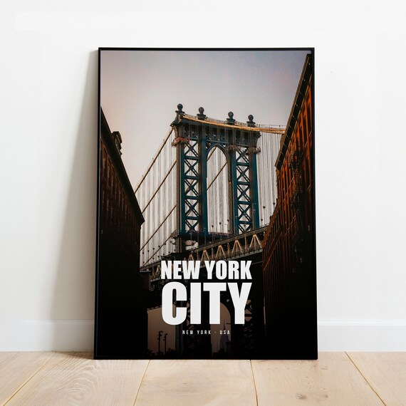 New York City Poster Print Wall Art Travel