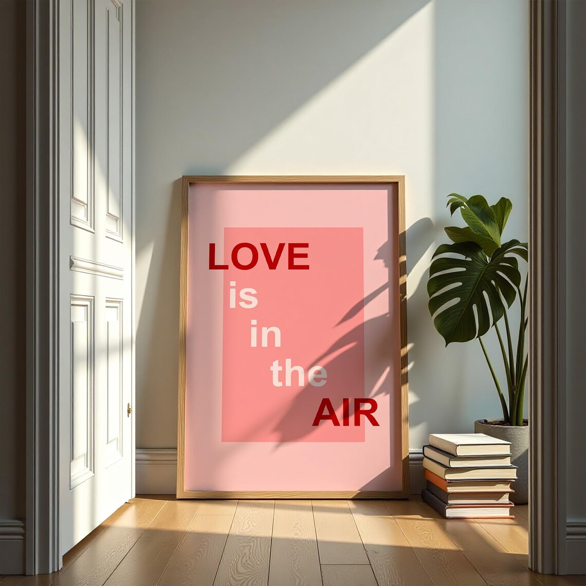 Romantic Valentines Day Trendy Love Poster