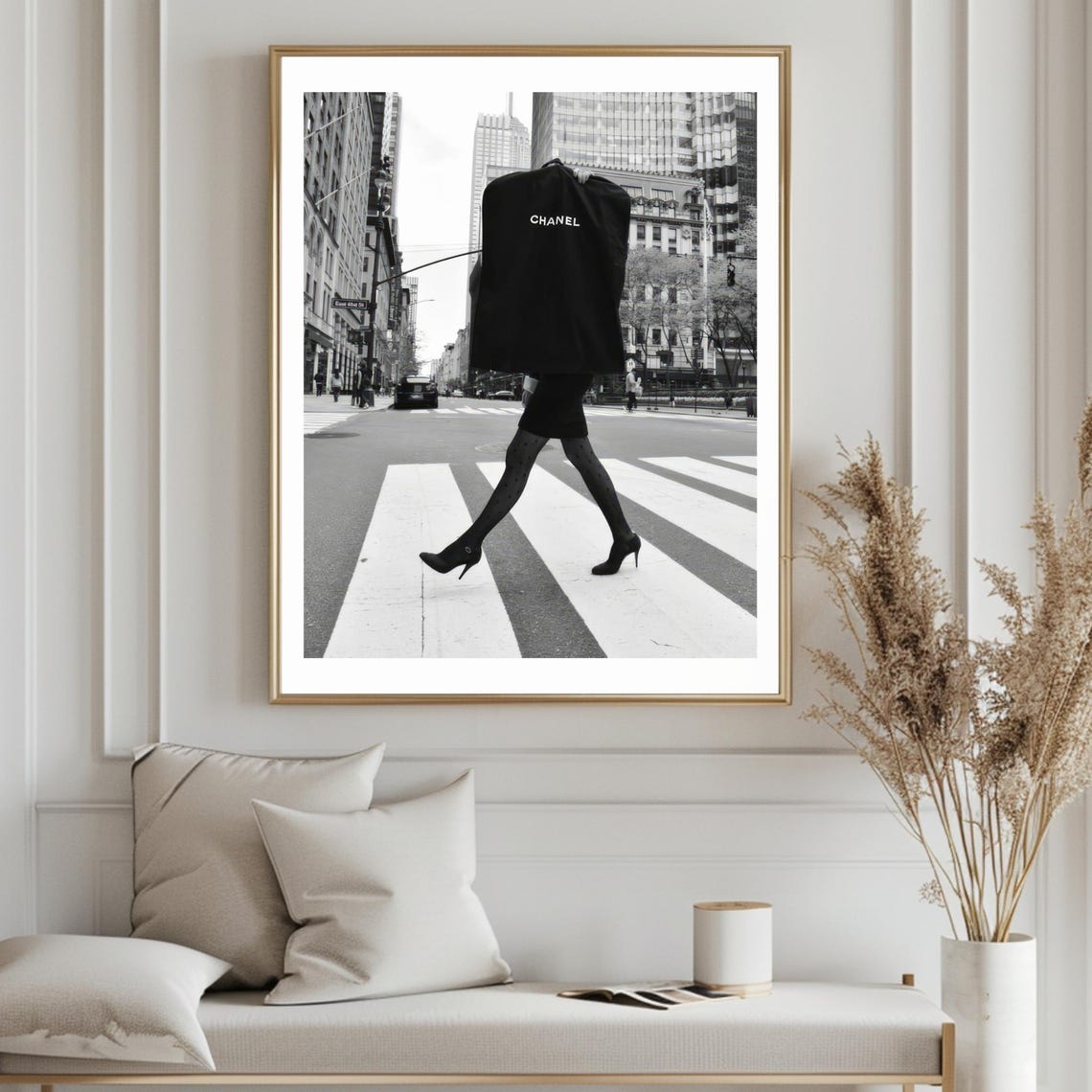 Woman Walking The Street Fashion Poster Feminist Print Fashion Wall Art Home Decor Art Decor Art - Image 2