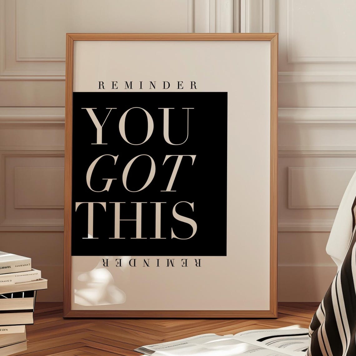 You Got This Reminder Motivational Quote Typography Wall Poster