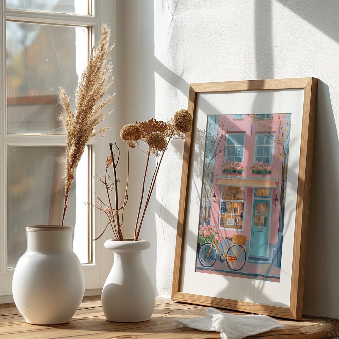 Amsterdam Cafe Art Print, Whimsical Nursery Decor - Image 2