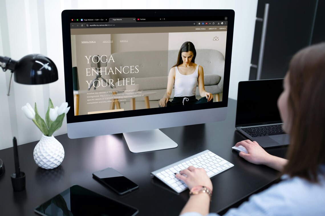 Yoga Studio Web Template, Clean Calm Design - Image 6