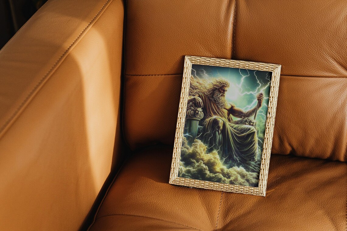 Wrath Of Zeus - Mythological Greek God Illustration - Image 3