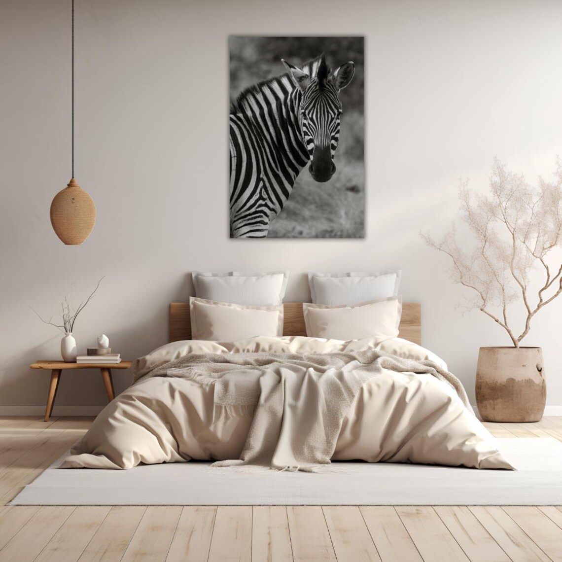 Monochrome Zebra, Wildlife Photography Art Print - Image 4