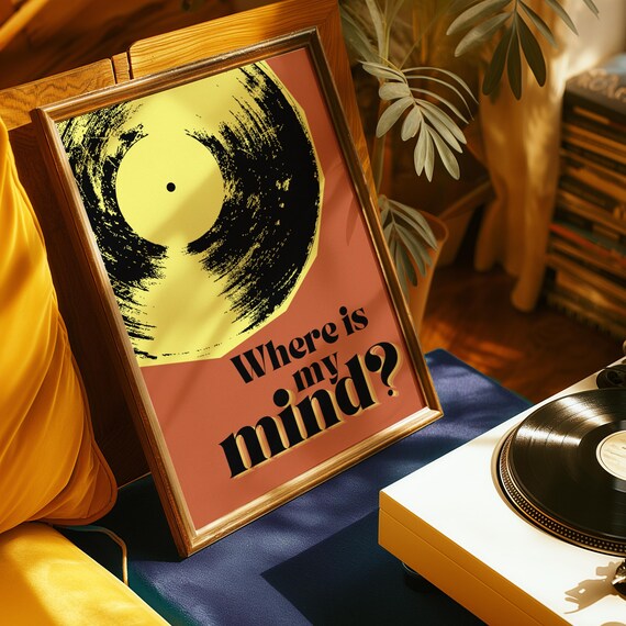 Retro Music Poster, Indie Band Wall Art