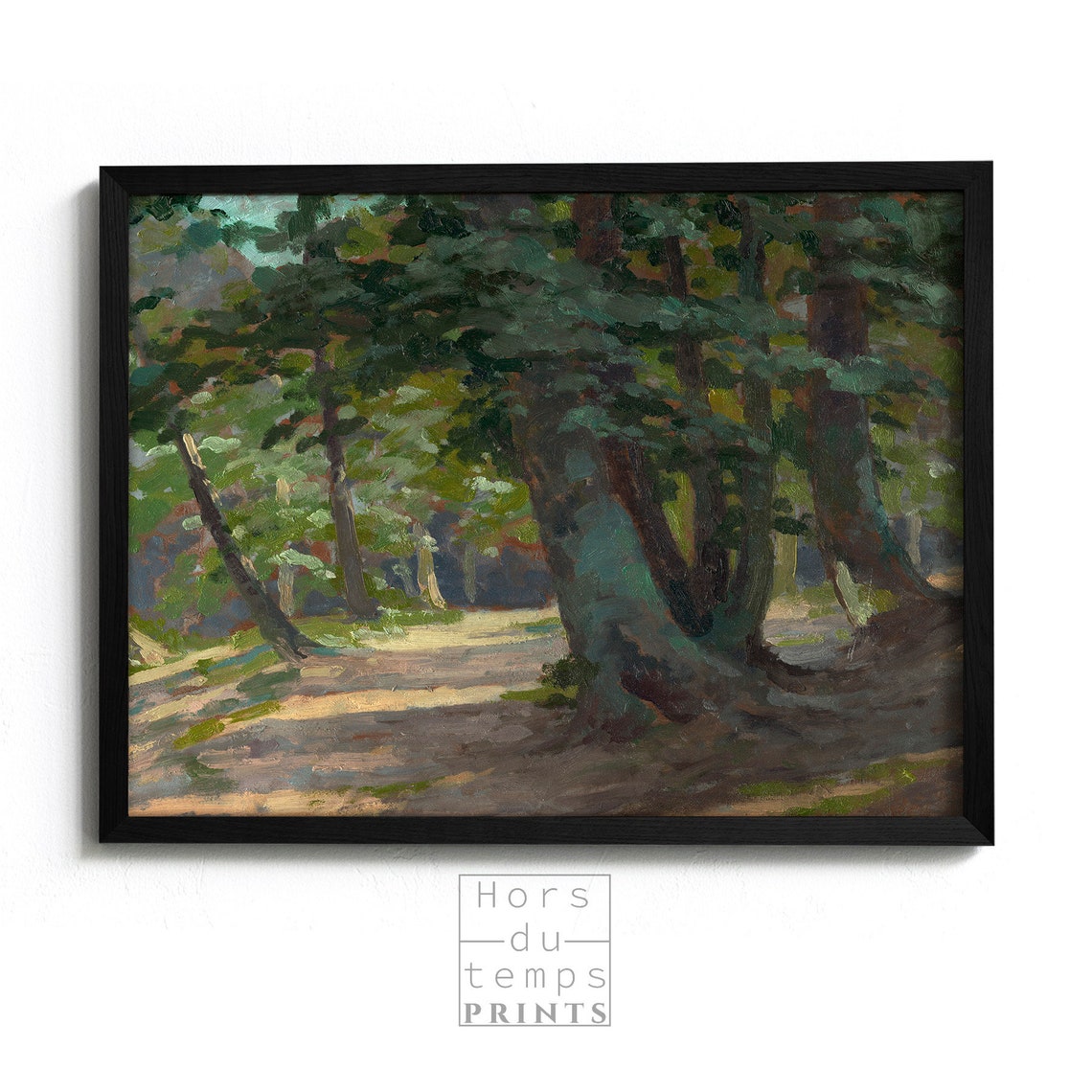 Muted Forest Landscape Vintage Nature Art Rustic Farmhouse Aesthetic Hors Du Temps Prints - Image 2