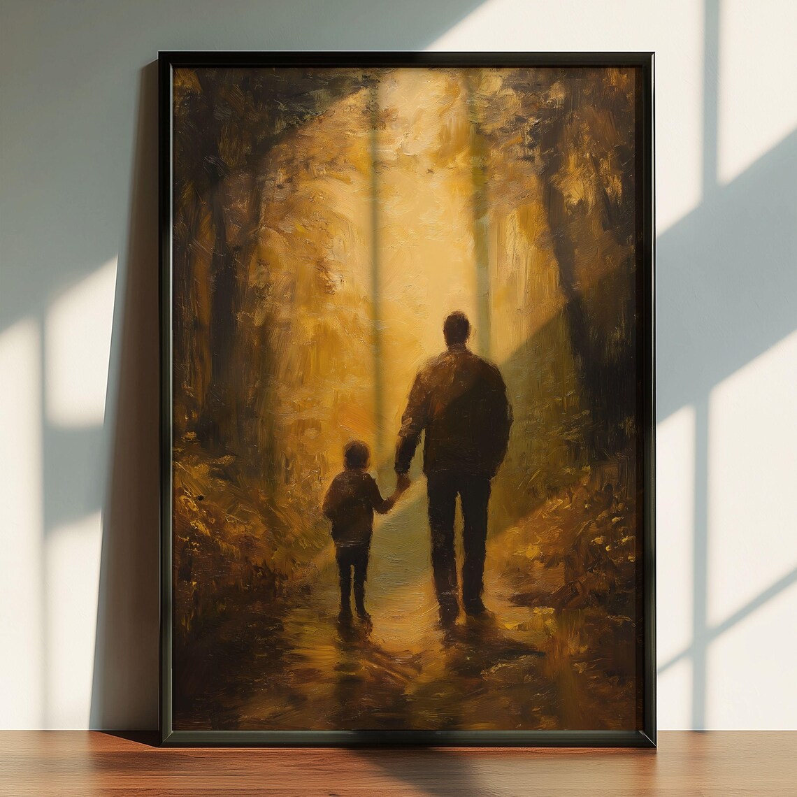 Father Child Art Print, Sentimental Family Decor