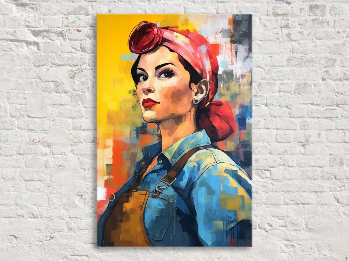 We Can Do It Rosie The Riveter Art Print, Women's Empowerment
