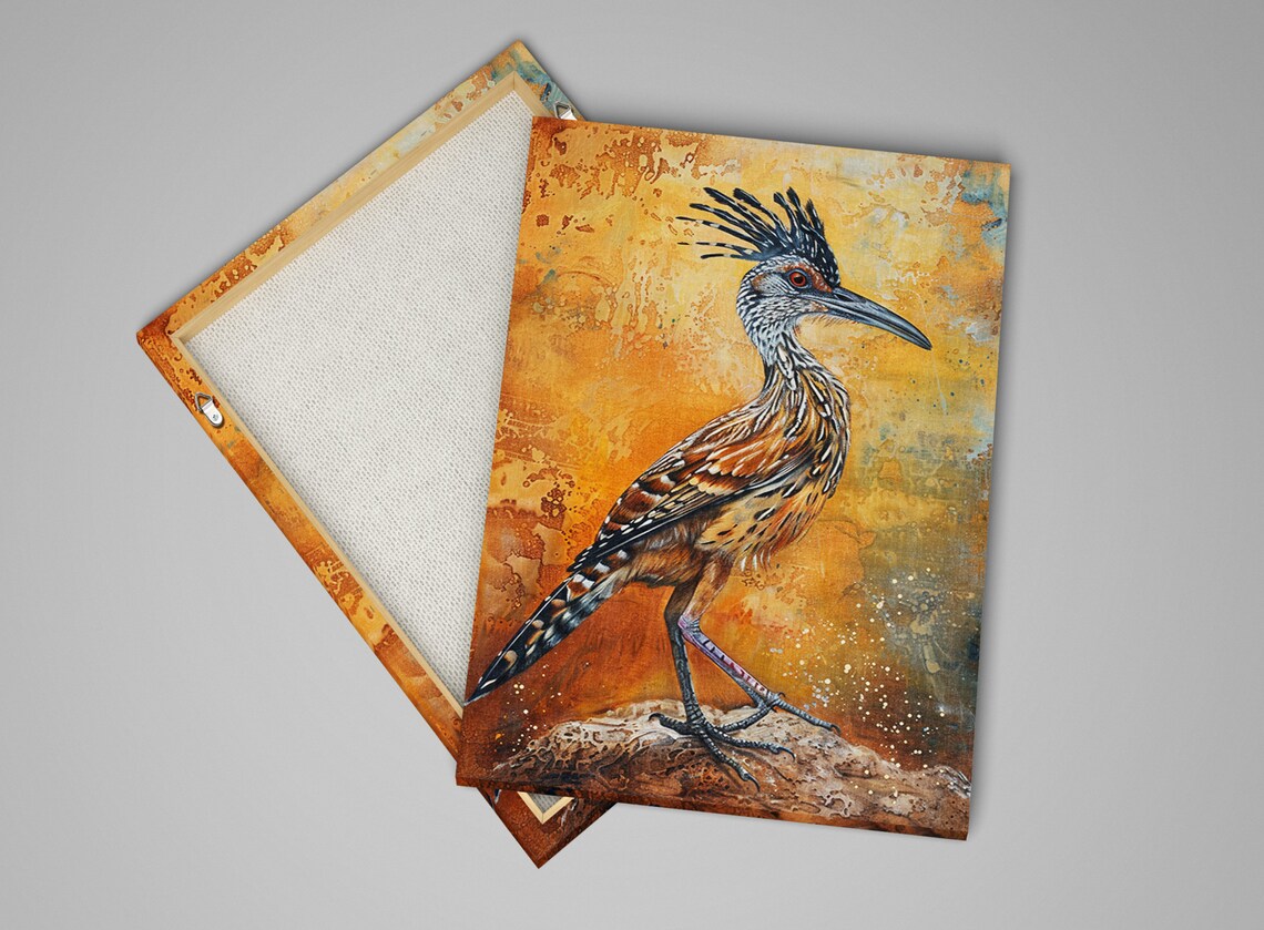 Southwestern Roadrunner Desert Animal Art Print - Image 4