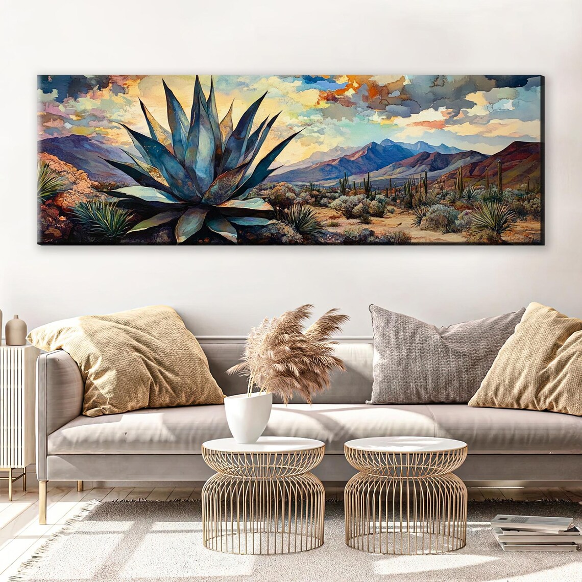 Agave Plant Southwest Desert Scene Poster Print - Image 5