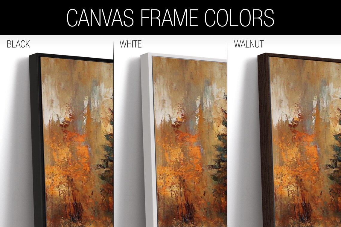 Autumn Pine Trees Panoramic Art Print, Scenic Landscape - Image 2
