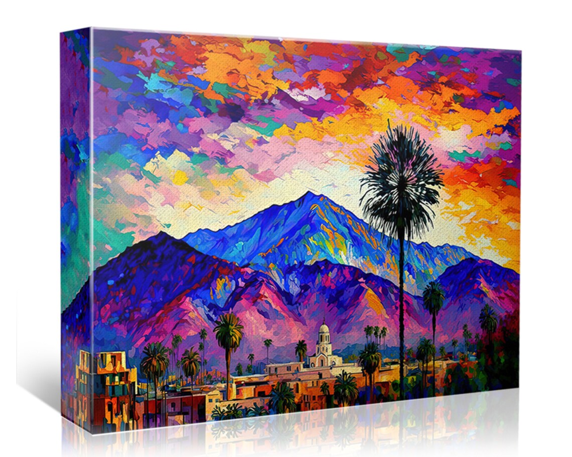Palm Springs Print, California Landscape Art Print - Image 4