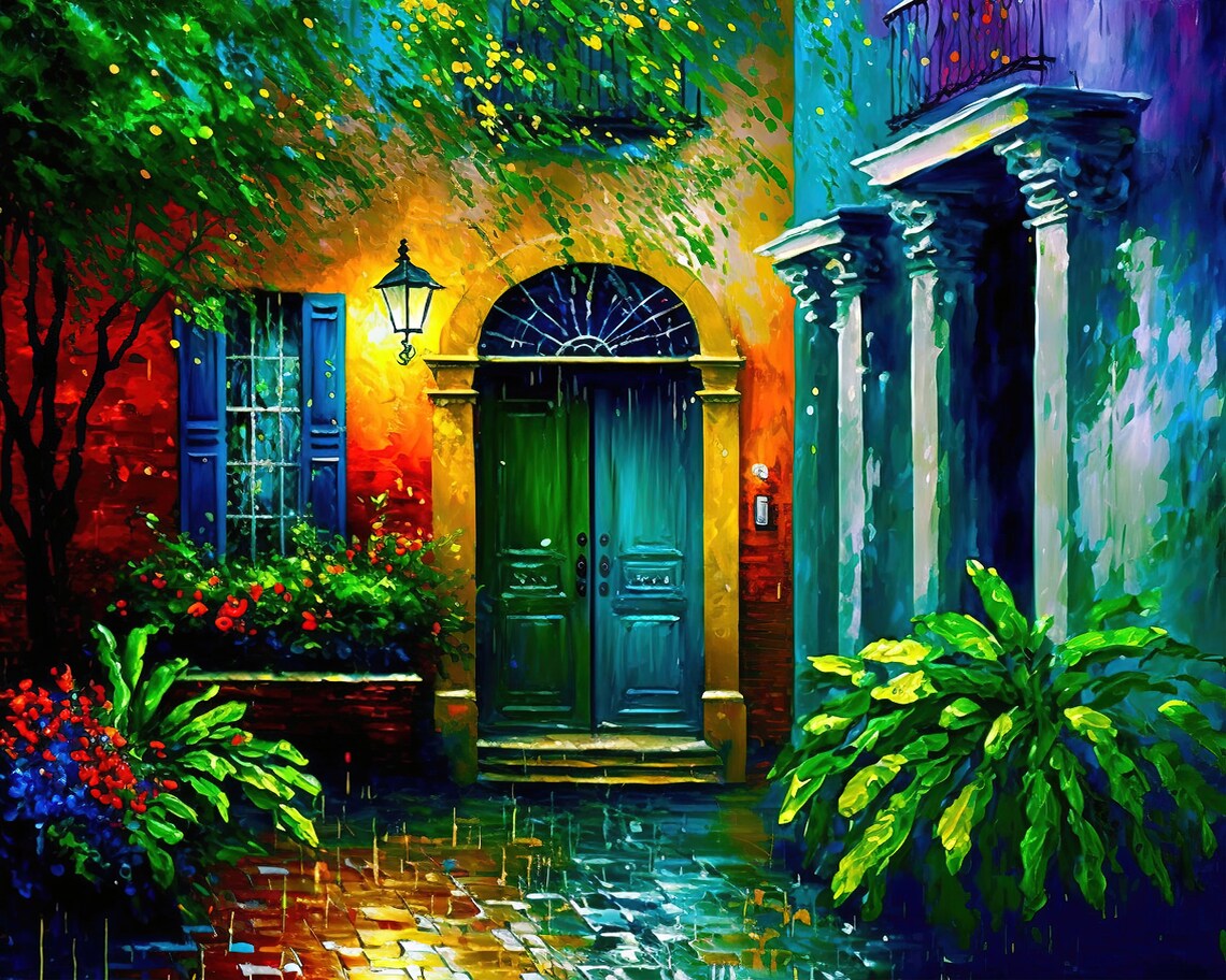 New Orleans French Quarter Scene, Travel Poster - Image 5