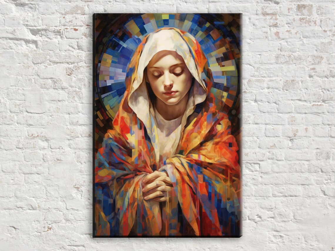 Virgin Mary, Mother of Jesus Religious Art Print