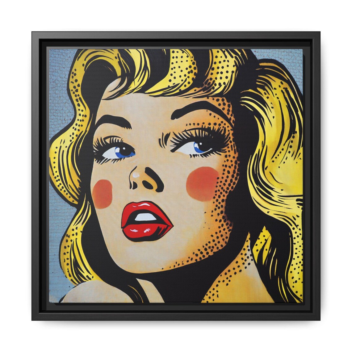 Lichtenstein Inspired Pop Art, Modern Art Poster - Image 5