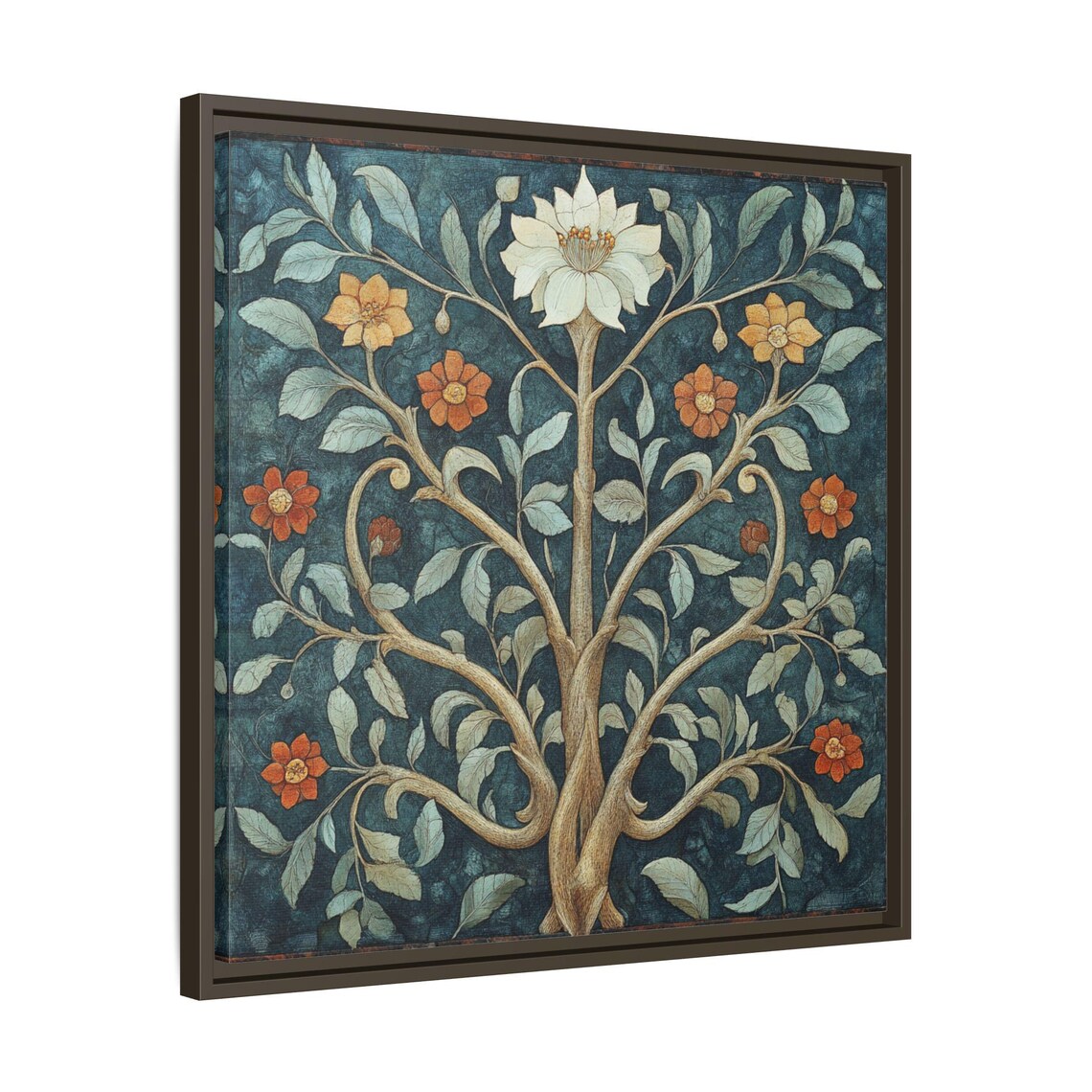 William Morris Inspired Floral Art Print, Tree Of Life - Image 3