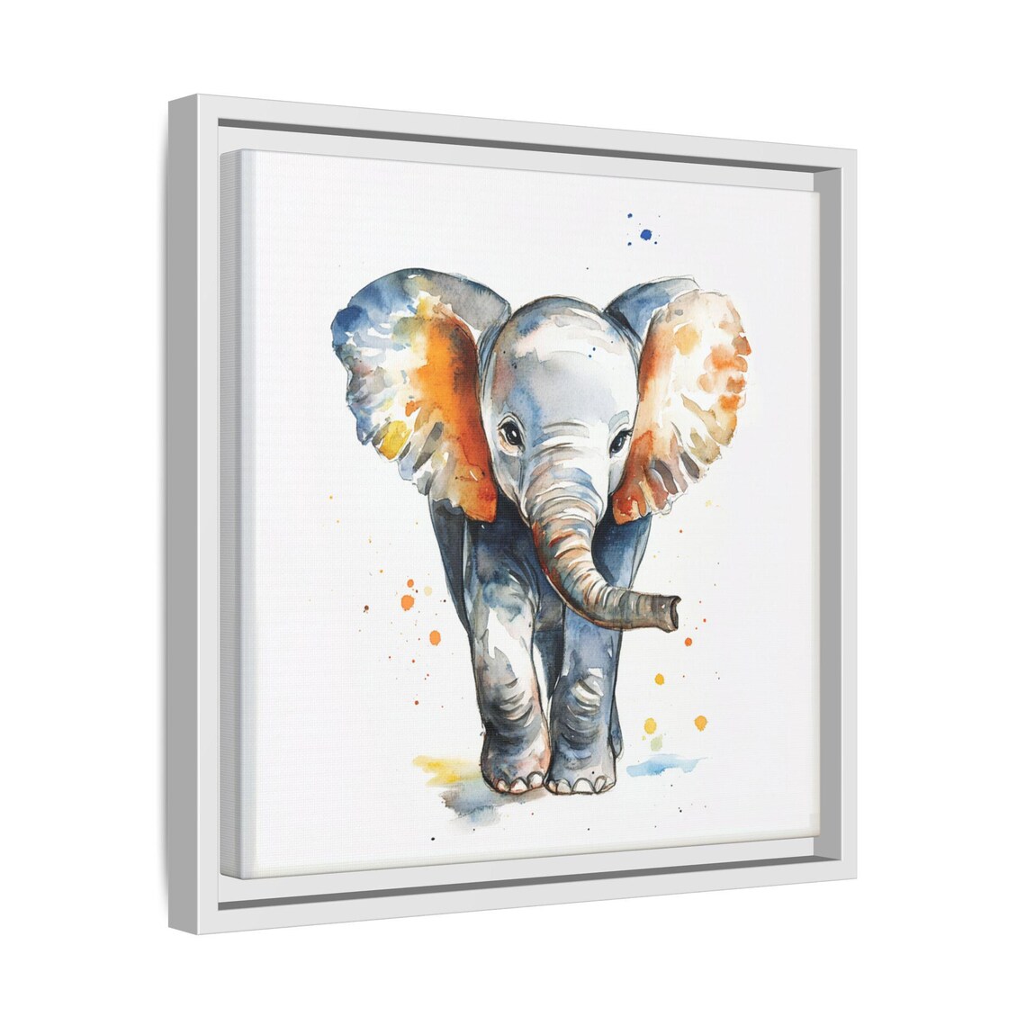 Elephant Watercolor Animal Print, Nursery Decor - Image 4