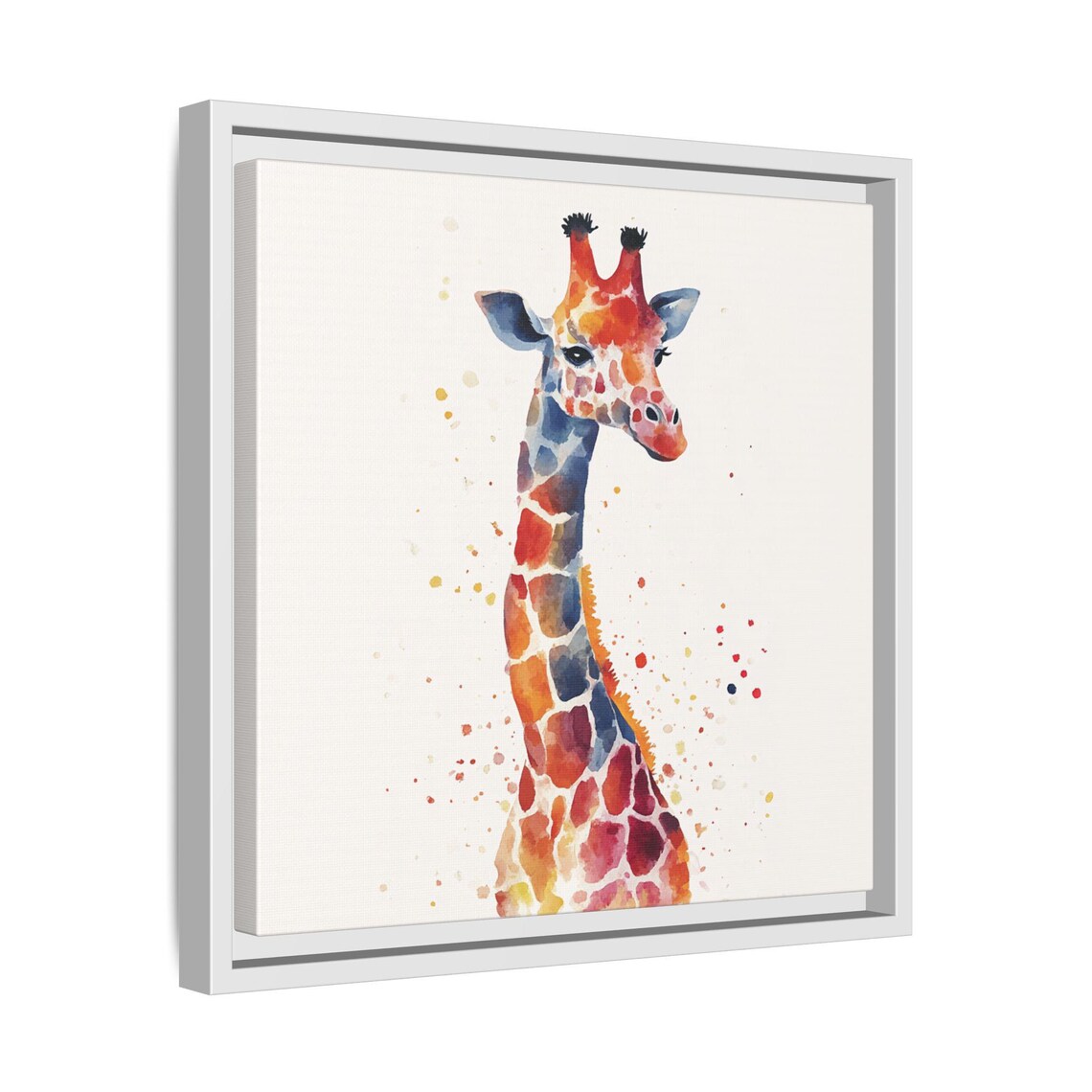 Giraffe Watercolor Art Print, Nursery Decor - Image 3
