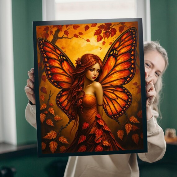 Autumn Fairy Art Puzzle Mystical Collectible Gift
