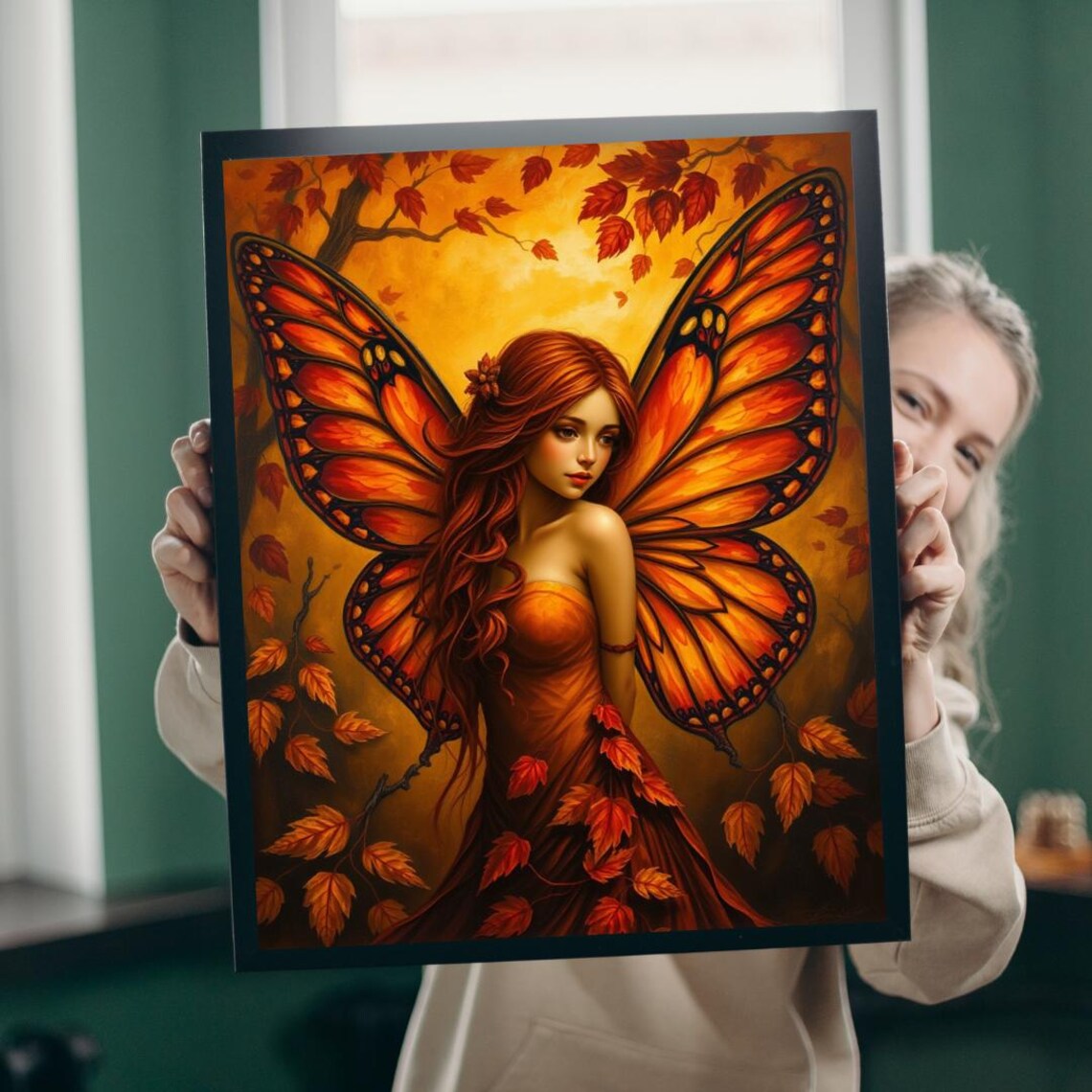 Autumn Fairy Art Puzzle Mystical Collectible Gift