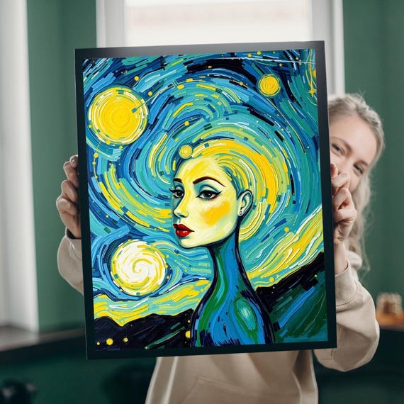 Artistic Woman Puzzle Colorful Abstract Jigsaw For Relaxation