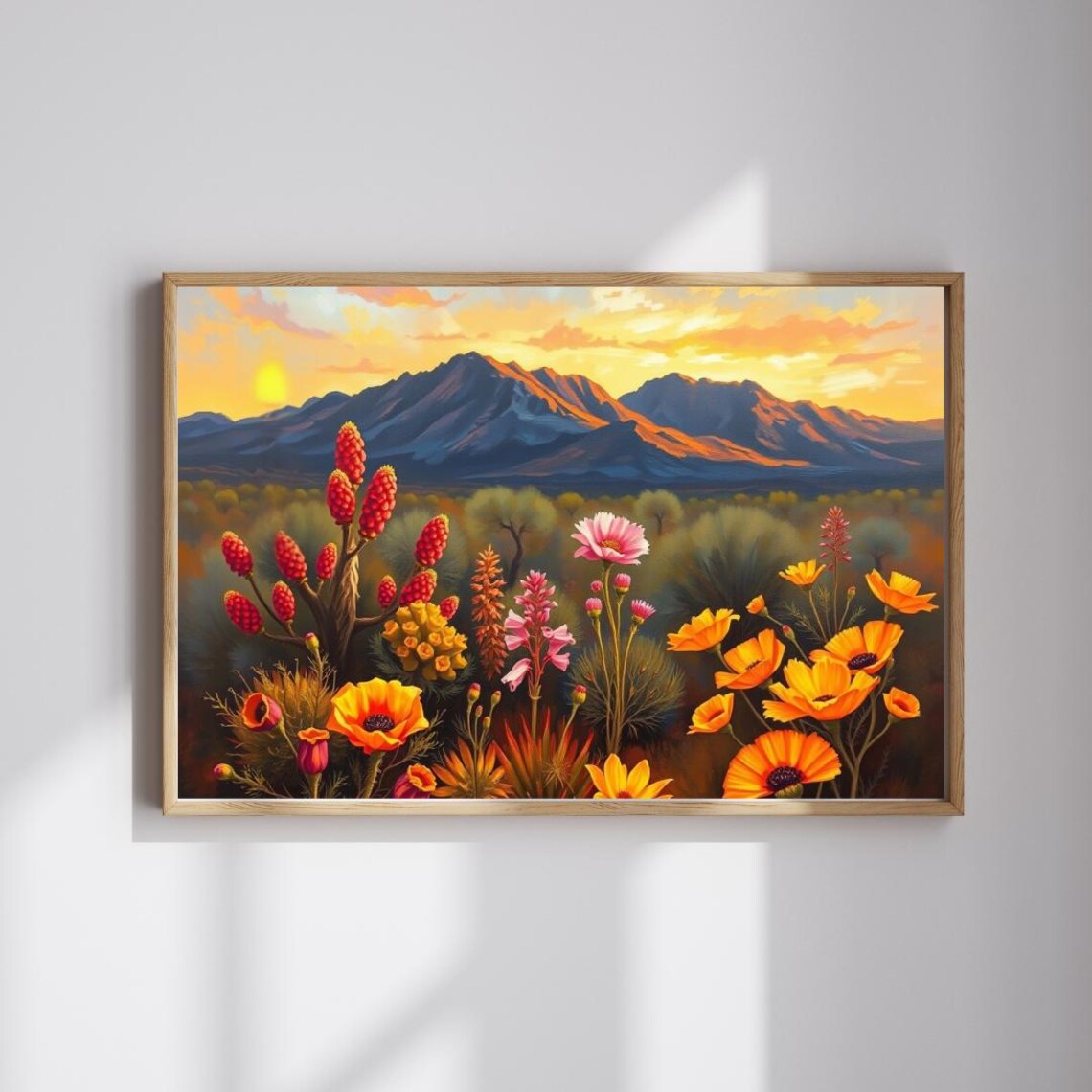 Mountain View Nature Landscape Poster Print