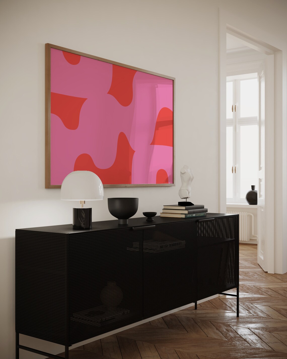 Midcentury Retro Minimalist Art Print, Funky Urban - Image 2