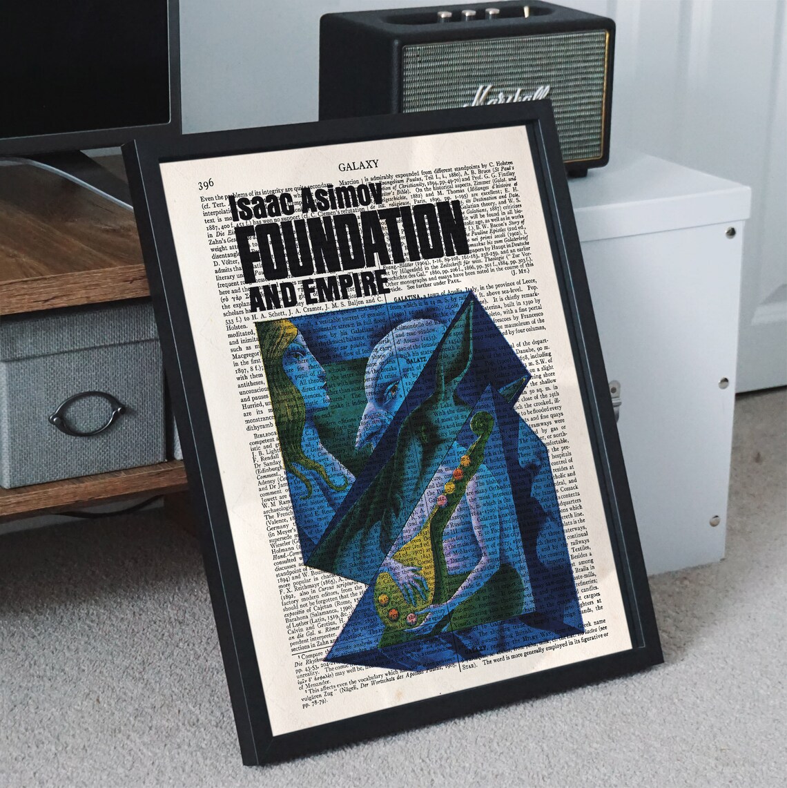 Foundation And Empire by Isaac Asimov, Art Print - Image 4