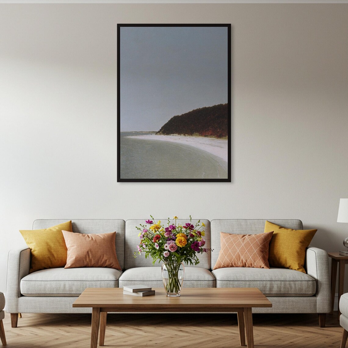 Coastal Landscape Art Print, Ocean Seascape - Image 4