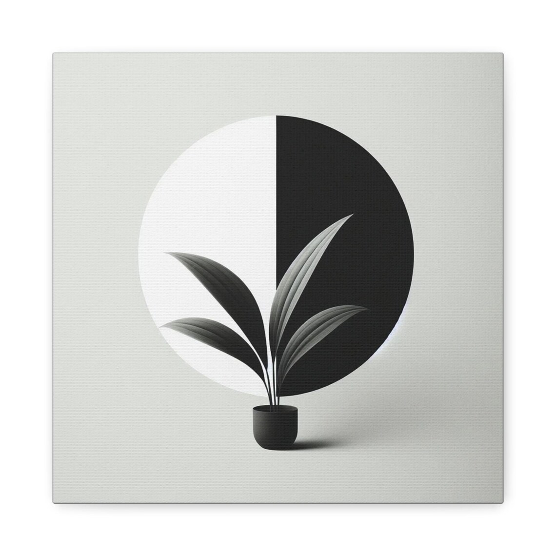 Modern Botanical Art Print, Minimalist Home Accent - Image 2