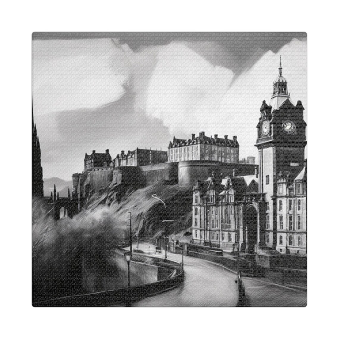 Edinburgh Landscape, Urban Wall Decor Art Print - Image 2