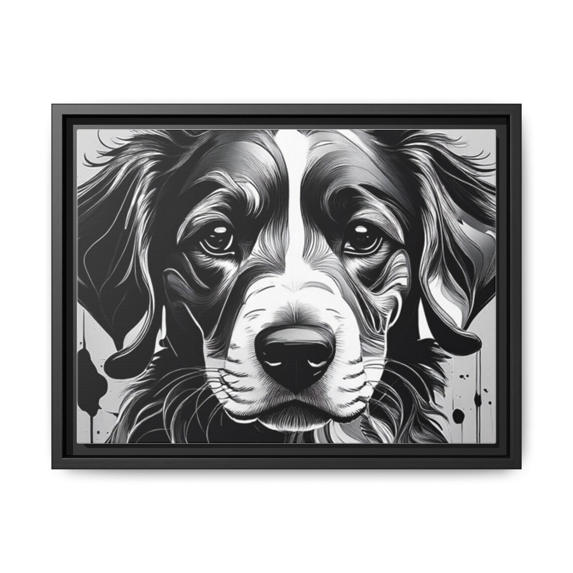Dog Portrait, Pet Lover Gift Rustic Home Decor - Image 2