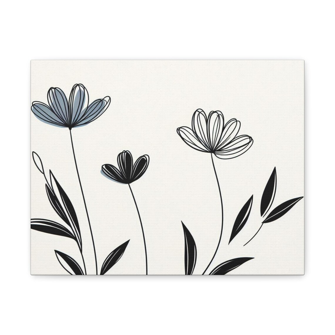 Floral Wall Art Print, Minimalist Nature Gift - Image 2