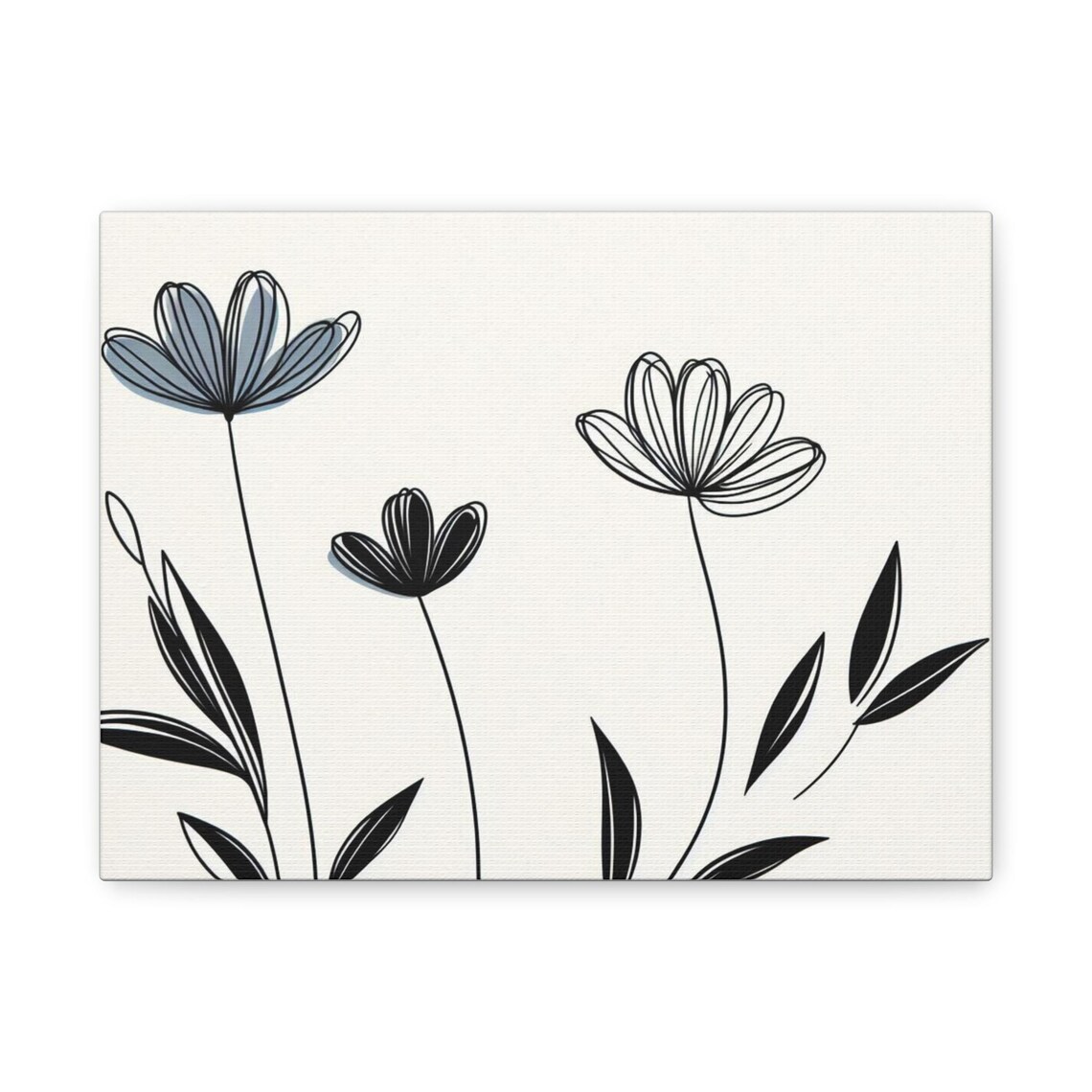 Floral Wall Art Print, Minimalist Nature Gift - Image 3
