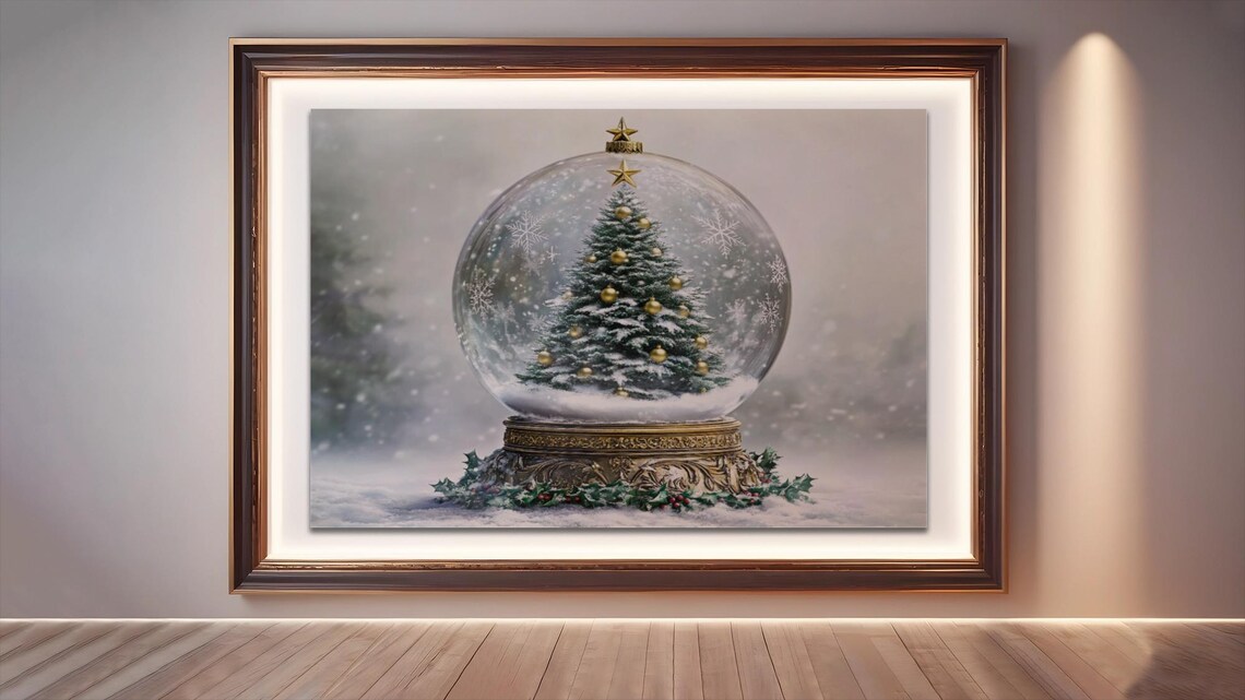 Elegant Christmas - Contemporary Travel Poster - Image 2