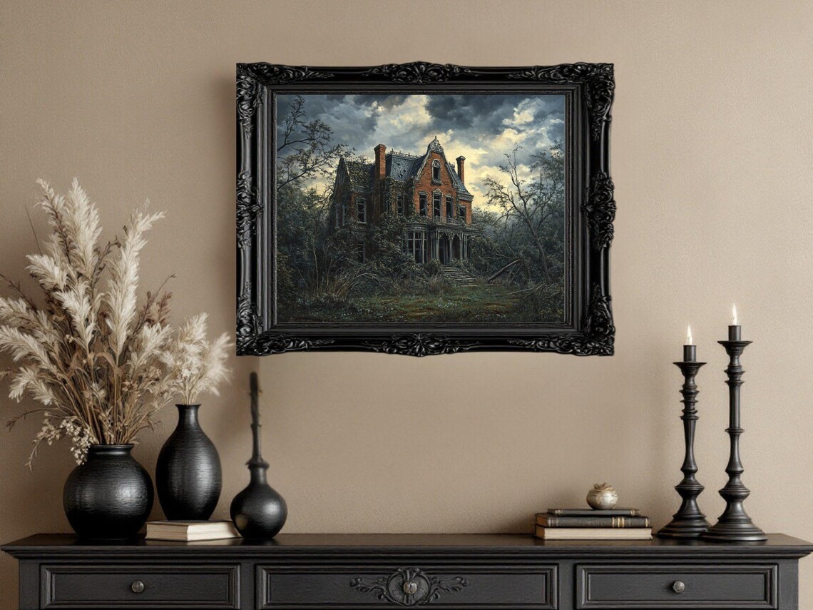 Haunted Mansion - Gothic Architecture Art Print - Image 3