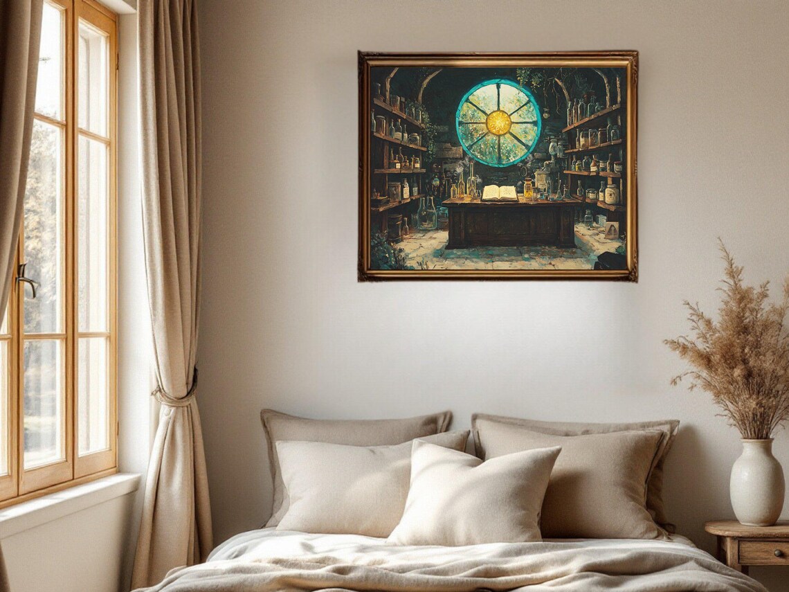 Magical Apothecary Art Print, Witchcraft Decor - Image 2