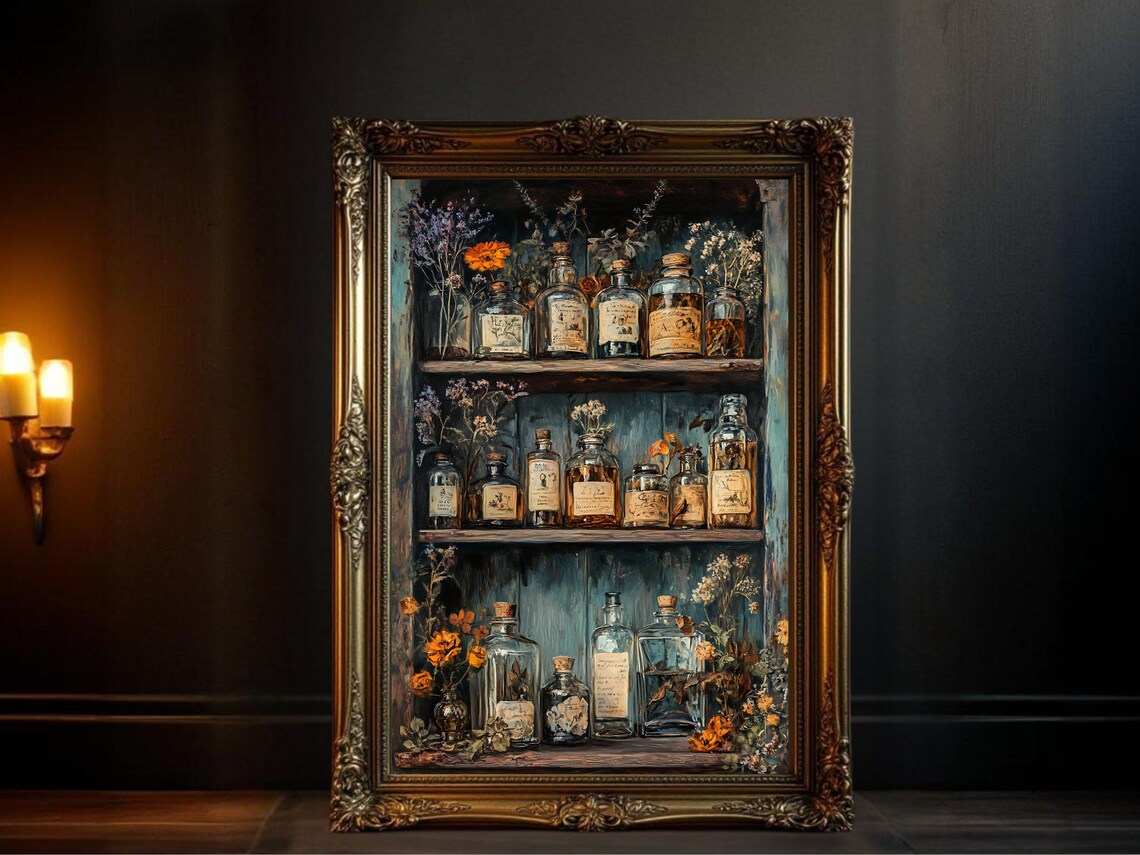 Vintage Apothecary - Minimalist Travel Poster