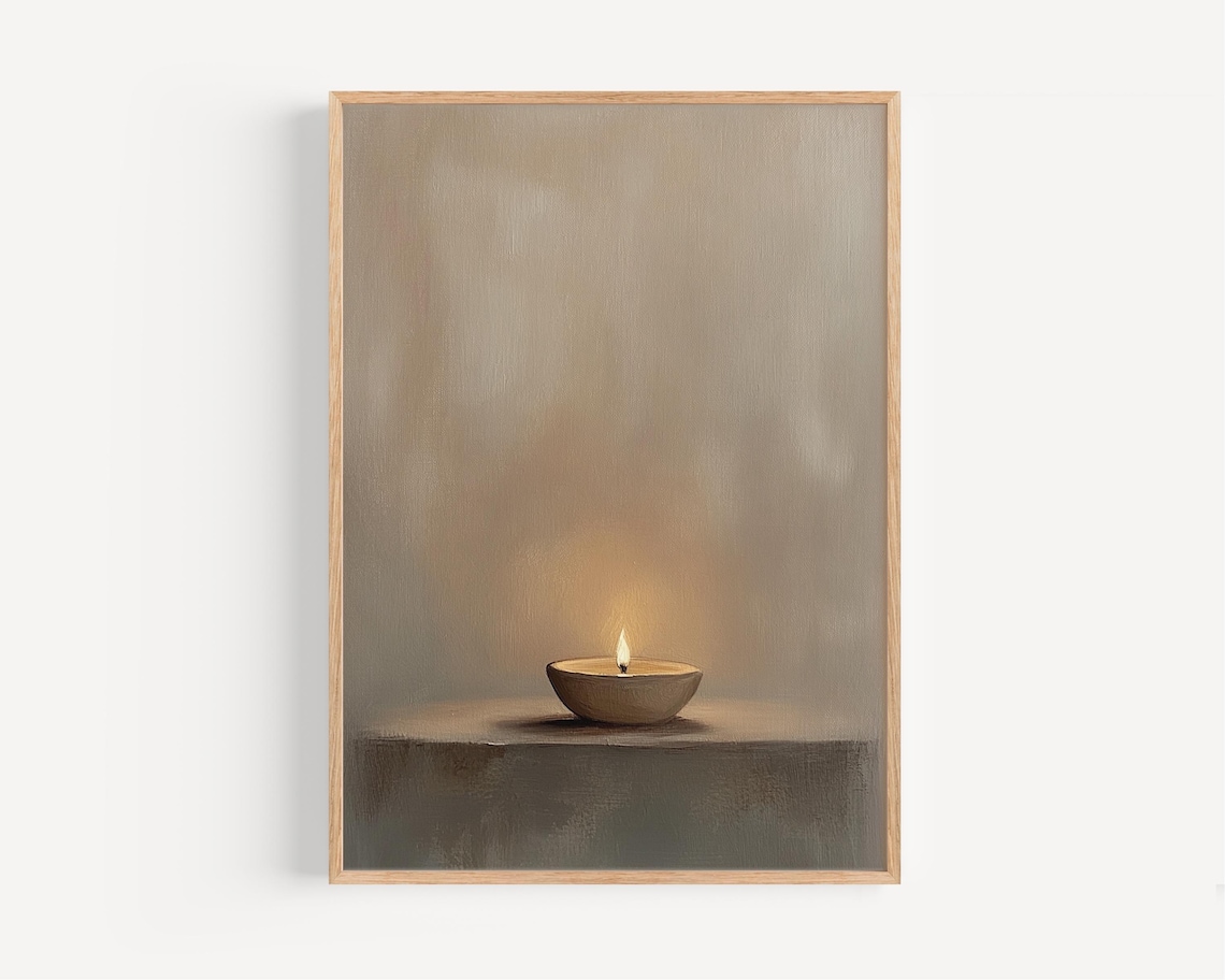 Be The Light Minimalist Christian Art Print