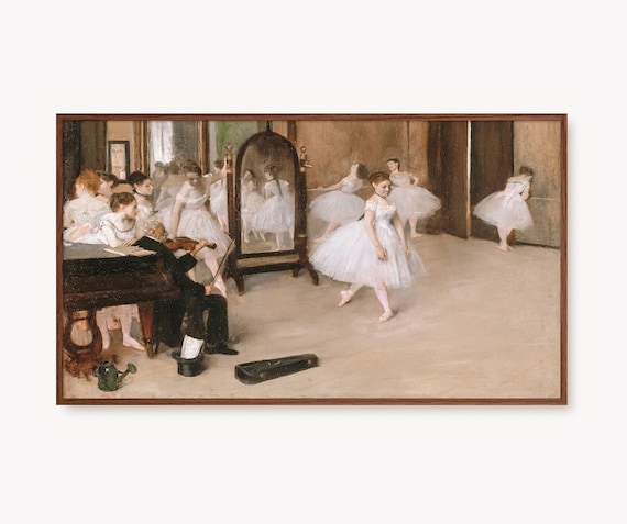 Edgar Degas Ballet Dancers Vintage Rehearsal Painting Poster