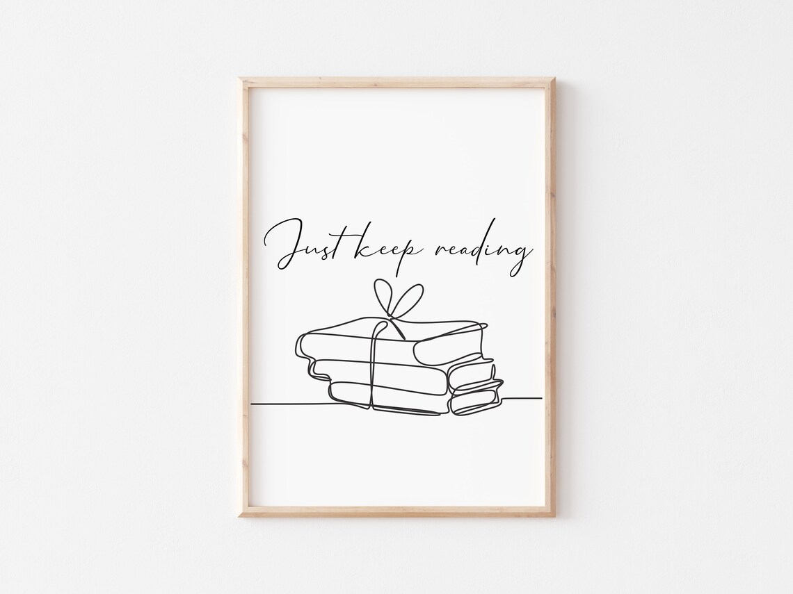 Eat Read Sleep Repeat, Book Lover Wall Art Print - Image 2