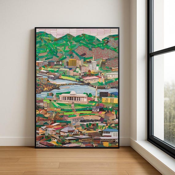 High Resolution Landmark Oil Painting