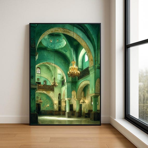 High Resolution Landmark Oil Painting