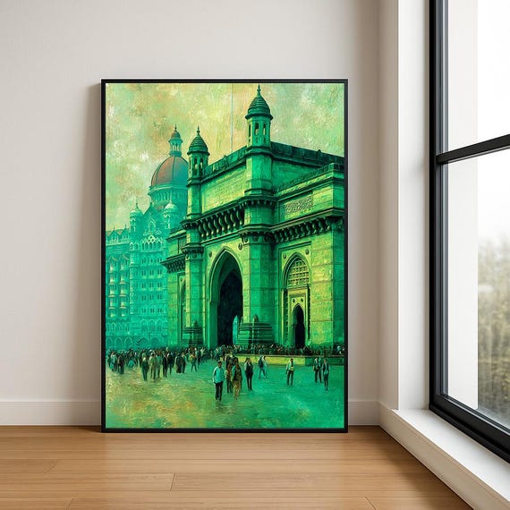 High Resolution Landmark Oil Painting