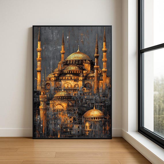 High Resolution Landmark Oil Painting