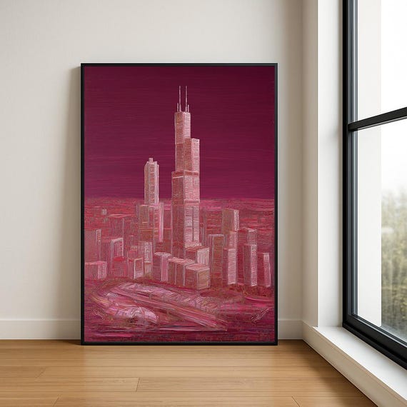 High Resolution Landmark Oil Painting