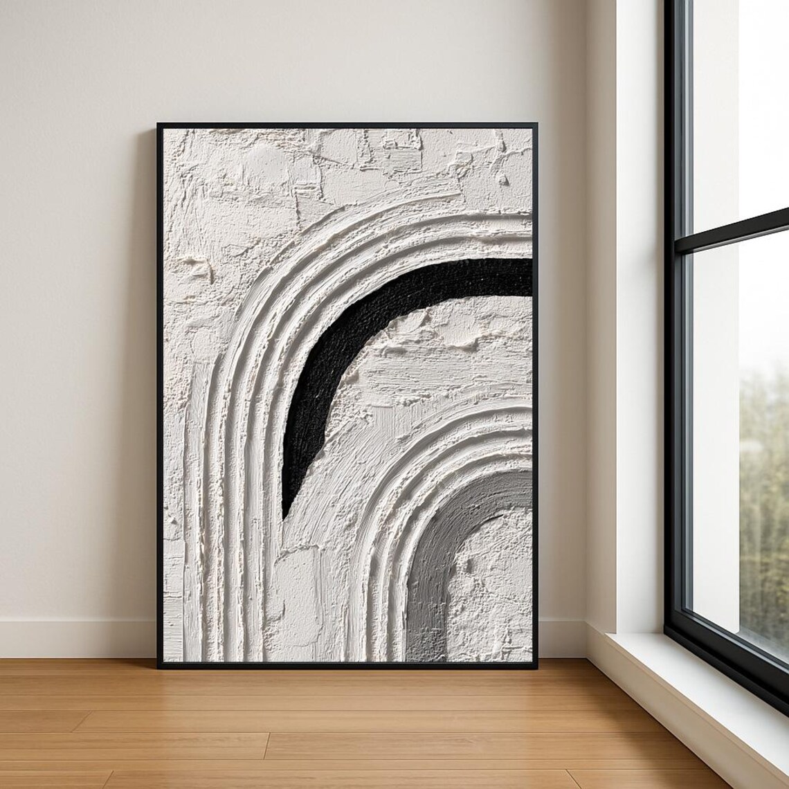 High Resolution Arch Abstract Oil Painting