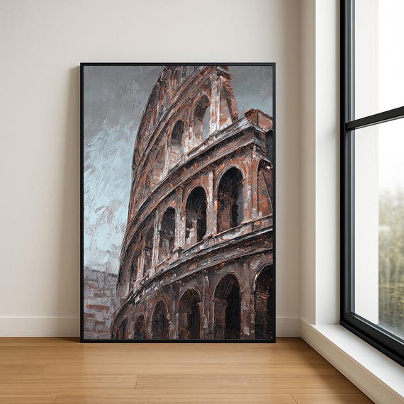 High Resolution Landmark Oil Painting