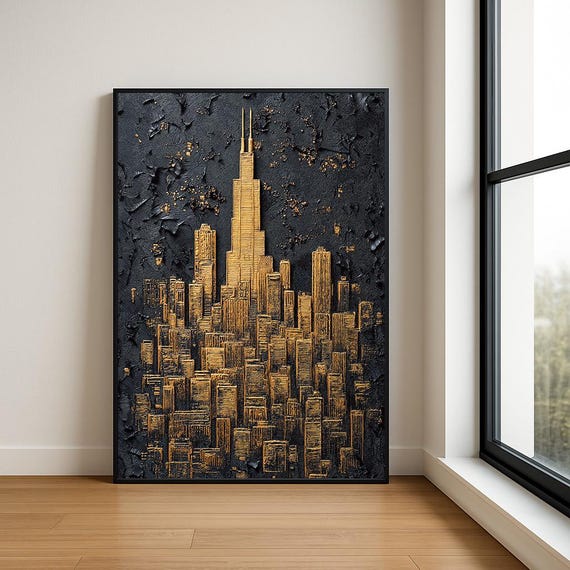 High Resolution Landmark Oil Painting