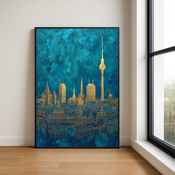 High Resolution Landmark Oil Painting